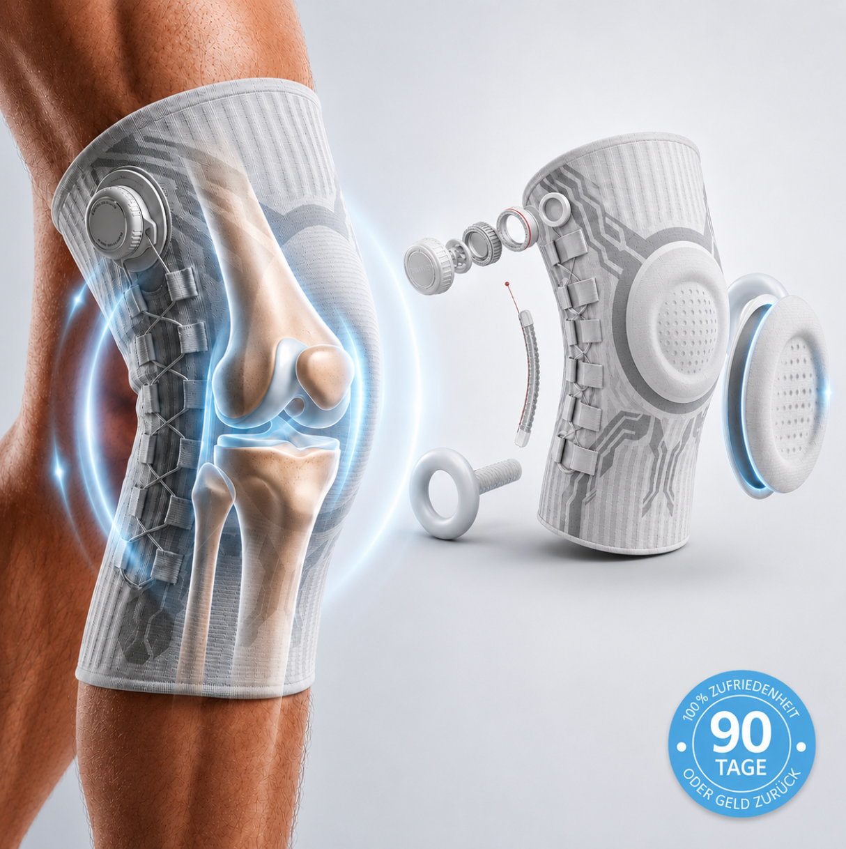 ORTHOFLEX - STABILE & RUTSCHFESTE KNIEBANDAGE (UNISEX)