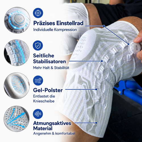 ORTHOFLEX - STABILE & RUTSCHFESTE KNIEBANDAGE (UNISEX)